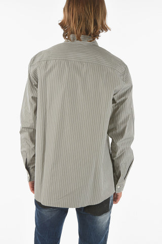 SUZANNE KOLLER camicia ALAND a righe con collo italiano e taschino