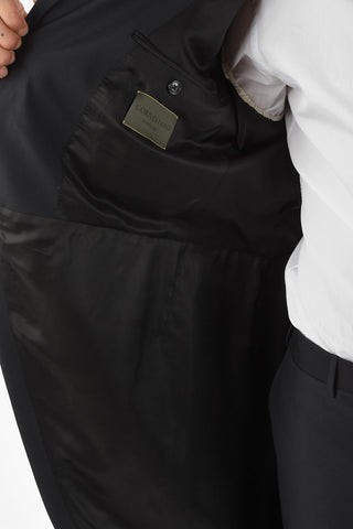 Peak Lapel MANTUA Virgin Wool Tight