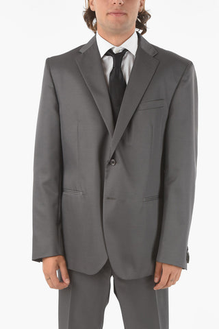 CC COLLECTION Virgin Wool Blend CERIMONY REFINED Suit with Notch Lapel
