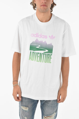 Shaded Printed Crew-neck T-shirt