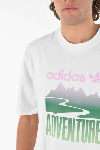 Shaded Printed Crew-neck T-shirt