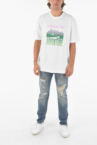 Shaded Printed Crew-neck T-shirt