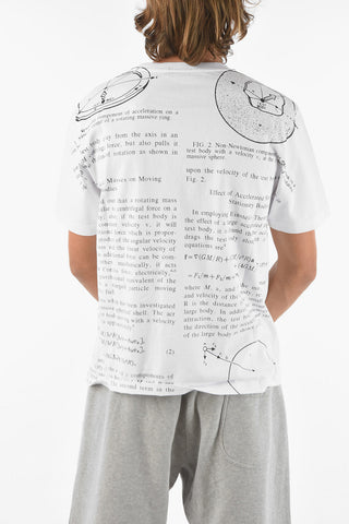 Maxi Printed ANTIGRAVITY B& Crew-neck T-shirt