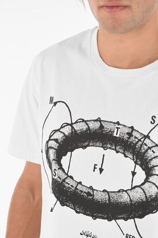 Maxi Printed ANTIGRAVITY B& Crew-neck T-shirt