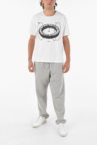 Maxi Printed ANTIGRAVITY B& Crew-neck T-shirt