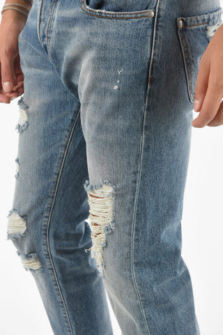 17cm regular fit SID distressed jeans