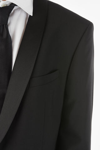 CC COLLECTION 2 Button CERIM.RESET Suit with Satin Details