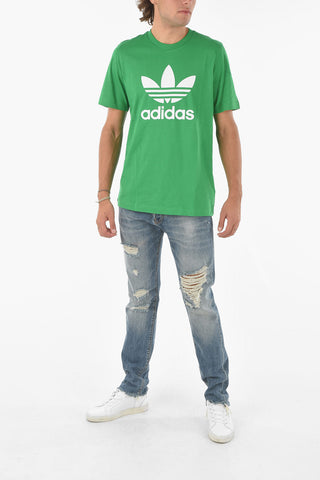 T-shirt TREFOIL Con Maxi Stampa Logo Frontale
