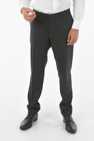 CC COLLECTION Virgin Wool RESET Suit with Bird's eye Pattern