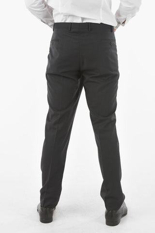 CC COLLECTION Virgin Wool RESET Suit with Bird's eye Pattern