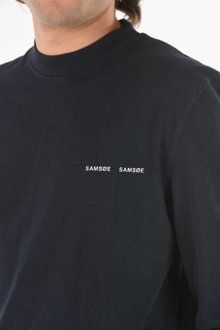 Long Sleeve Cotton NORSBRO Crew-neck T-shirt