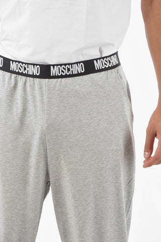 Logoed Band on the Waist Pajama Pants 