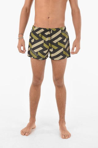 Costume Da Bagno con Stampa Monogram