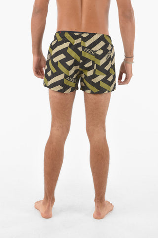 Costume Da Bagno con Stampa Monogram