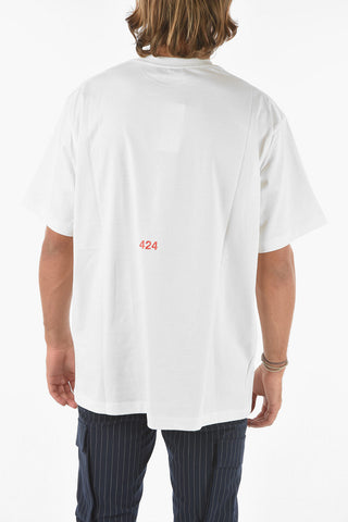 Maxi Printed Crew-Neck T-shirt