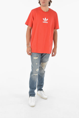 Crew-neck ADICLR T-shirt with Logo-Print