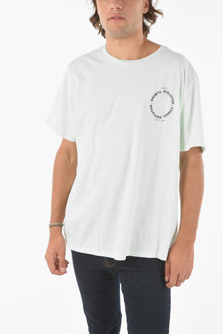 T-shirt Girocollo EVOLUTION Con Ricamo Frontale