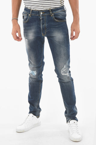16cm vintage effect skinny fit IGGY jeans