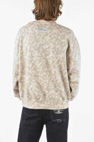 tie-dye effect printed NOISE CENSORED crew-neck sweatshirt