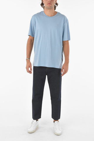 Embossed Logo Cotton T-shirt