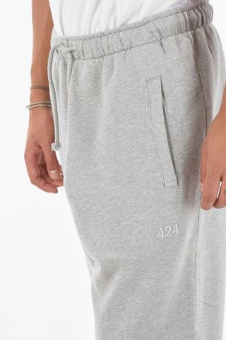 Joggers in Cotone con Elastico in Vita