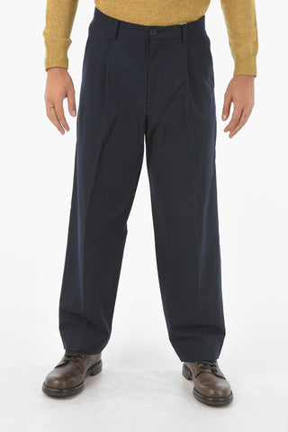 Belt Loops Single Pleated MANDLA Pants