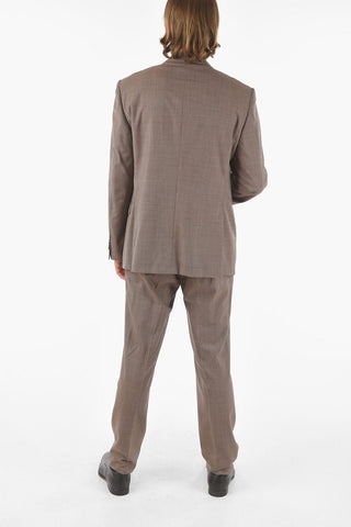 Virgin Wool ACADEMY Suit with Peak Lapel