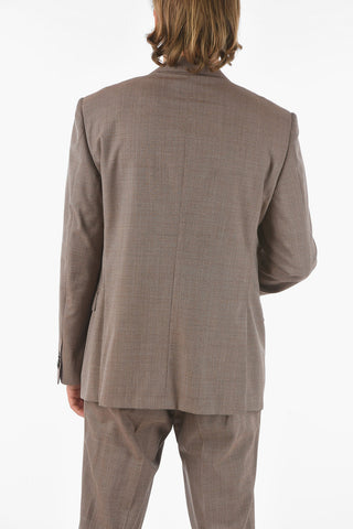 Virgin Wool ACADEMY Suit with Peak Lapel