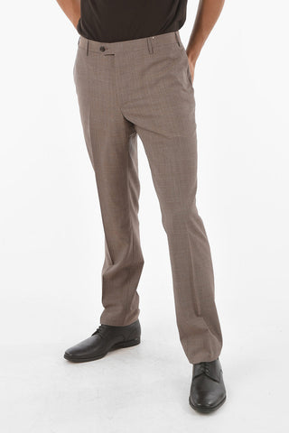 Virgin Wool ACADEMY Suit with Peak Lapel
