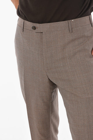Virgin Wool ACADEMY Suit with Peak Lapel