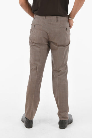 Virgin Wool ACADEMY Suit with Peak Lapel