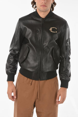 MICHAEL B. JORDAN Bomber in pelle reversibile