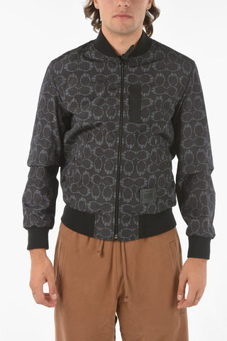 MICHAEL B. JORDAN Bomber in pelle reversibile