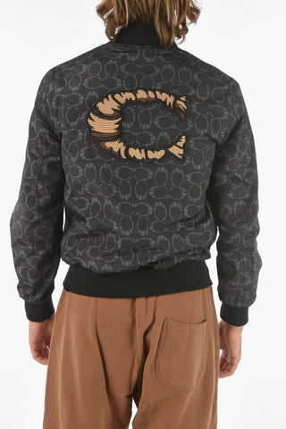 MICHAEL B. JORDAN Bomber in pelle reversibile