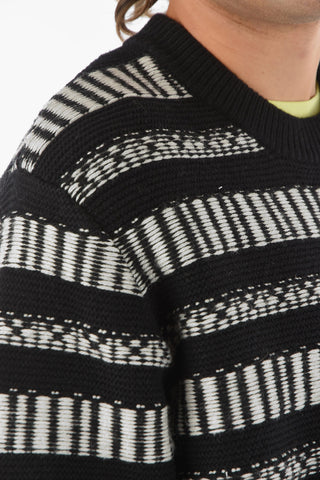 Maglia JACE Bicolore in Mista Lana
