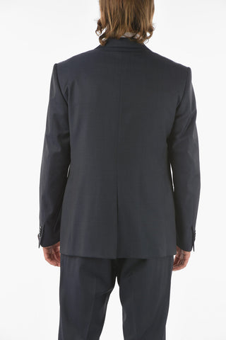Virgin Wool CERIMONY ACADEMY 3-piece Suit with Peak Lapel