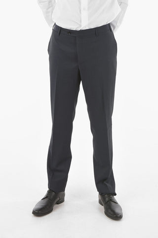 Virgin Wool CERIMONY ACADEMY 3-piece Suit with Peak Lapel