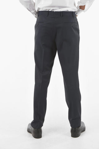 Virgin Wool CERIMONY ACADEMY 3-piece Suit with Peak Lapel