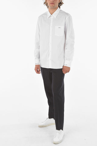 Popeline Shirt with Breast Pocket