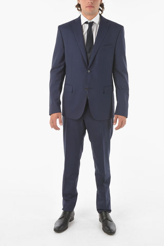 CC COLLECTION Virgin Wool Blend RESET Pinstriped Suit