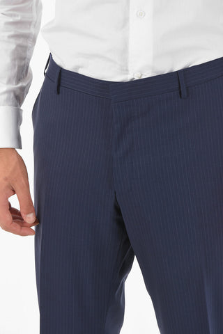 CC COLLECTION Virgin Wool Blend RESET Pinstriped Suit