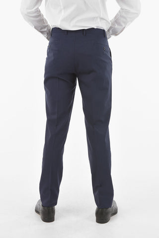 CC COLLECTION Virgin Wool Blend RESET Pinstriped Suit