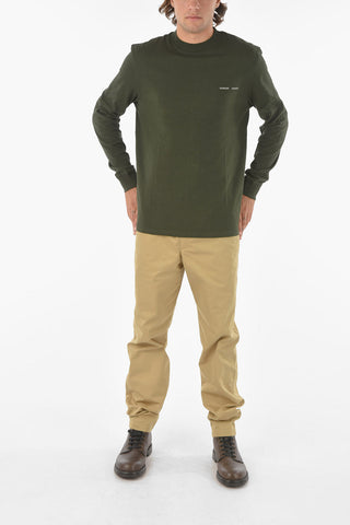 Long Sleeve Cotton NORSBRO Crew-neck T-shirt
