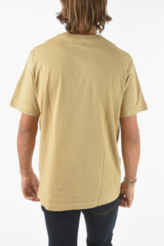 Contrasting Band Crew-neck T-shirt