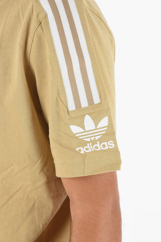 Contrasting Band Crew-neck T-shirt