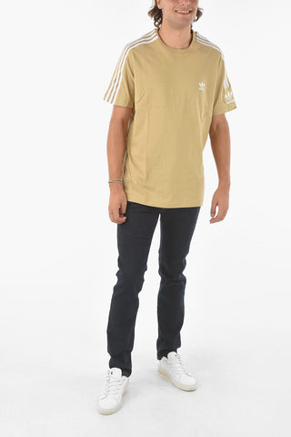 Contrasting Band Crew-neck T-shirt
