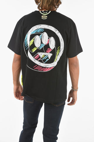 Crew-neck T-shirt with Logo-Print