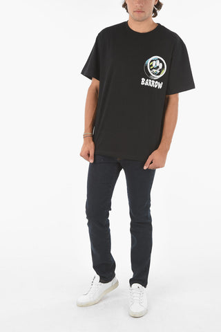 Crew-neck T-shirt with Logo-Print