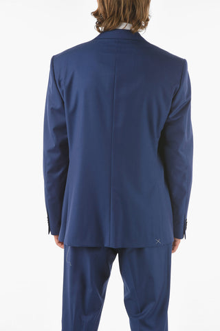 CC COLLECTION Abito RIGHT in Lana Vergine con Tasche ad Aletta