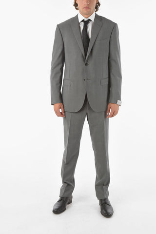 Abito 2 Bottoni ACADEMY in Misto Mohair con Rever Classico